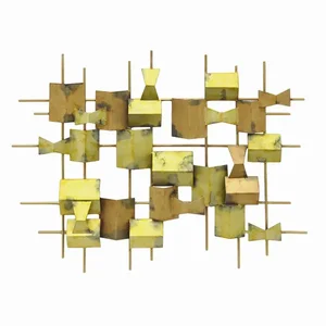 PBTH94338 | Plutus Brands Elegant Gold Metal Wall Decor by
