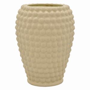 Plutus PBTH92020 Ceramic Vase In White Porcelain 10.50 X 10.50 X 14.75