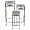 PBTH92431 | Plutus Brands Elegant Gray Metal Plant Stand