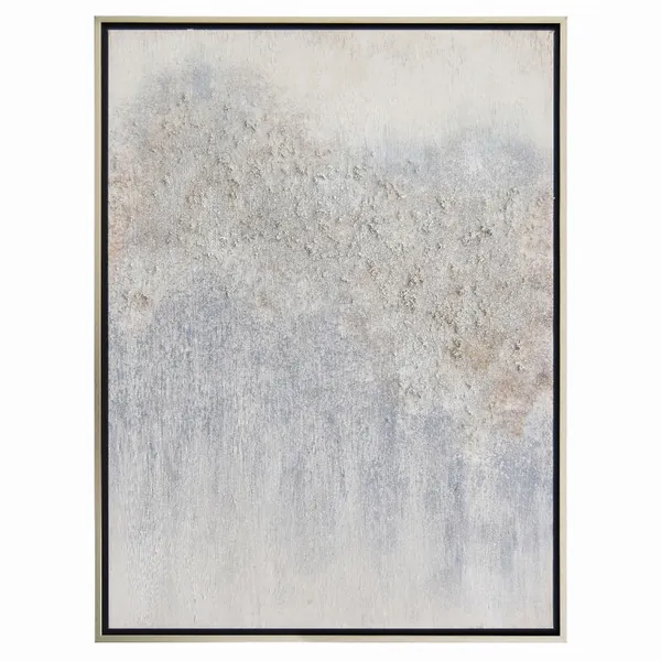 Plutus PBTH94627 Painting With Frame-oil On Canvas In Blue Natural Fib