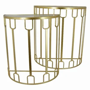 PBTH93279 | Plutus Brands Elegant Gold Metal Plant Stand by