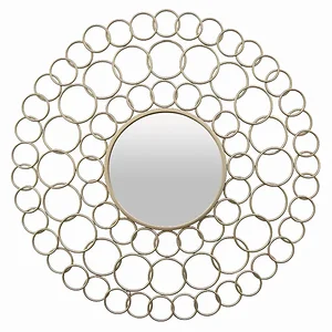PBTH93349 | Plutus Brands Elegant Champagne Metal Wall