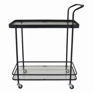 Plutus PBTH93274 Metal Plant Stand In Black Metal