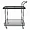 PBTH93274 | Plutus Brands Elegant Black Metal Plant Stand