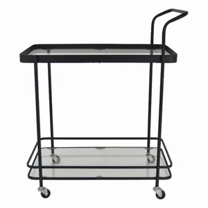 PBTH93274 | Plutus Brands Elegant Black Metal Plant Stand