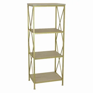 PBTH92817 | Plutus Brands Elegant Gold Metal Plant Stand by