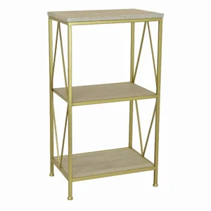 PBTH92818 | Plutus Brands Gold Metal Plant Stand - Elegant