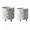 PBTH93655 | Plutus Brands Set of 2 White Porcelain Planters
