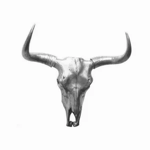 PBTH93811 | Plutus Brands Plutus Brands Silver Bison Skull
