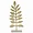PBTH92983 | Plutus Brands Gold Metal Leaf Sculpture with