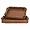 PBTH92357 | Plutus Brands Elegant Brown Wood Tray Set of 3