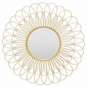 PBTH92790 | Plutus Brands Elegant Gold Metal Petal Design