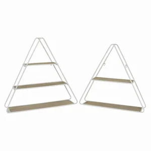PBTH94823 | Plutus Brands Elegant White Metal Wall Shelf