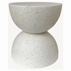 PBTH94797 | Plutus Brands Elegant White Resin Planter Stand