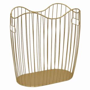 Plutus PBTH92100 Metal Basket In Gold Metal