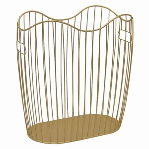 PBTH92100 | Plutus Brands Elegant Gold Metal Basket by