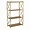 PBTH92278 | Plutus Brands Brown Metal and Wood Plant Stand