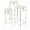 PBTH93673 | Plutus Brands Elegant White Metal Plant Stand
