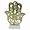 PBTH92986 | Plutus Brands Gold Metal Hand Fatima Decor by