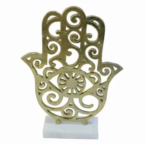 PBTH92986 | Plutus Brands Gold Metal Hand Fatima Decor by