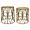 PBTH92637 | Plutus Brands Set of 2 Accent Tables in Brown