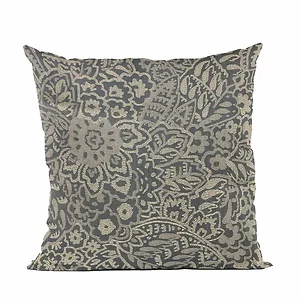 PBRA2519-2026-DP | Plutus Brands Luxury Blue Paisley Throw