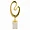 PBTH92367 | Plutus Brands Gold Metal Sculpture with Marble