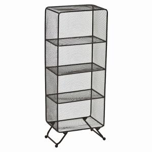 Plutus PBTH92998 Metal Plant Stand In Brown Metal