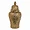 PBTH94373 | Plutus Brands Gold Porcelain Temple Jar by