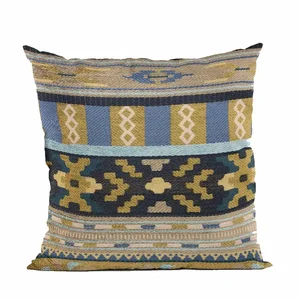 PBRA2478-2036-DP | Plutus Brands Luxury Blue Border Throw