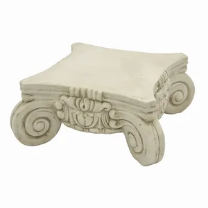 PBTH94039 | Plutus Brands Elegant White Terracotta Pedestal