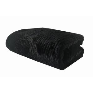 Plutus PBSF1447-114x120 Luxury Tissavel Black Mink Faux Fur Throw Blan