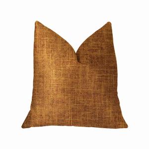 Plutus PBKR1966-2626-DP Luxury Brown And Gold Throw Pillow - 26