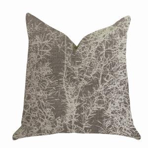 Plutus PBRA1390-2036-DP Garden Breeze Luxury Throw Pillow - Gray And B