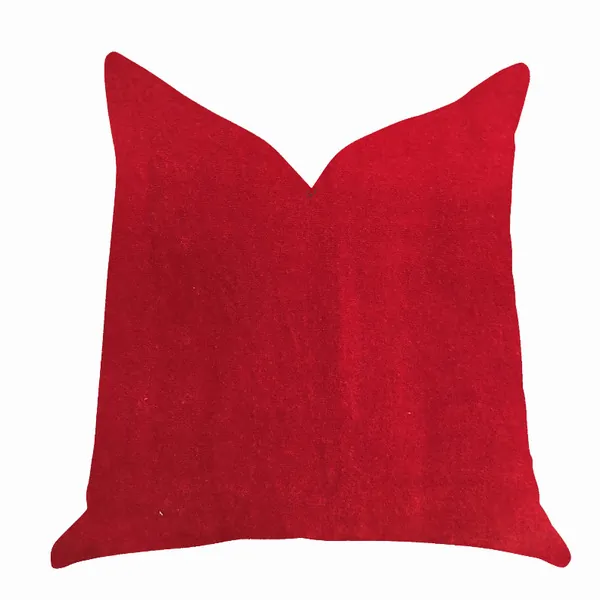 Plutus PBRA1381-2030-DP Red Amber Rose Luxury Throw Pillow - 20