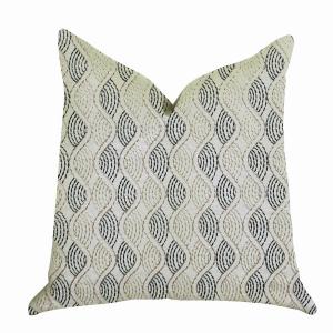 Plutus PBRA1351-1818-DP Plutus Enigma Twist Luxury Throw Pillow - Blue