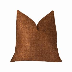 Plutus PBKR1986-2626-DP Plutus Burnt Cedar Orange Luxury Throw Pillow