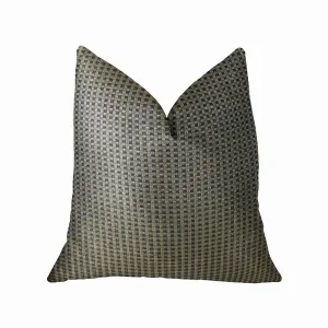 Plutus PBRAZ192-2020-DP Plutus Bellevue Brown Handmade Luxury Pillow