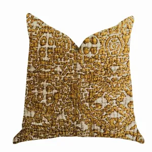 Plutus PBRA1329-2020-DP Plutus Golden Cosmo Textured Luxury Throw Pill