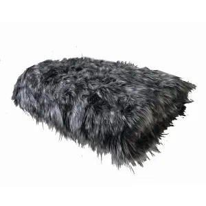 Plutus PBEZ1423-6084-TC Plutus Wolf Faux Fur Grey Luxury Throw