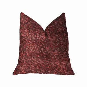 Plutus PBKR1969-2626-DP Plutus Hibiscus Burgundy Red Luxury Throw Pill