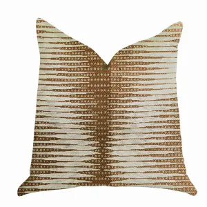 Plutus PBRA1317-2222-DP Plutus Pokaline Chevron Luxury Throw Pillow