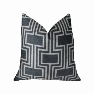 Plutus PBRAZ208-2424-DP Plutus Argyle Square Black And White Handmade 