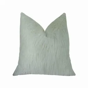 Plutus PBRAZ471-2036-DP Plutus Fuzzy Mongolian Fur  White Handmade Lux