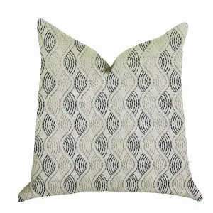 Plutus PBRA1351-2222-DP Plutus Enigma Twist Luxury Throw Pillow In Blu