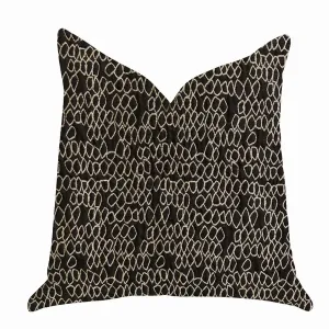 Plutus PBRA1370-2026-DP Plutus Carbonado Mine Luxury Throw Pillow In B