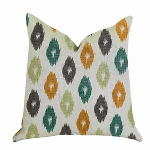 PBRA1363-2030-DP | Plutus Brands Luxury Ikat Multi-Color