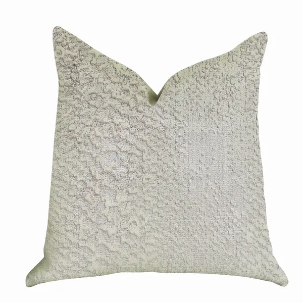 Plutus PBRA1408-2026-DP Plutus Mystical Iceberg Throw Pillow In White 