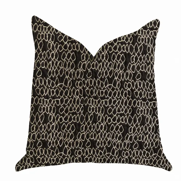 Plutus PBRA1370-2036-DP Plutus Carbonado Mine Luxury Throw Pillow In B