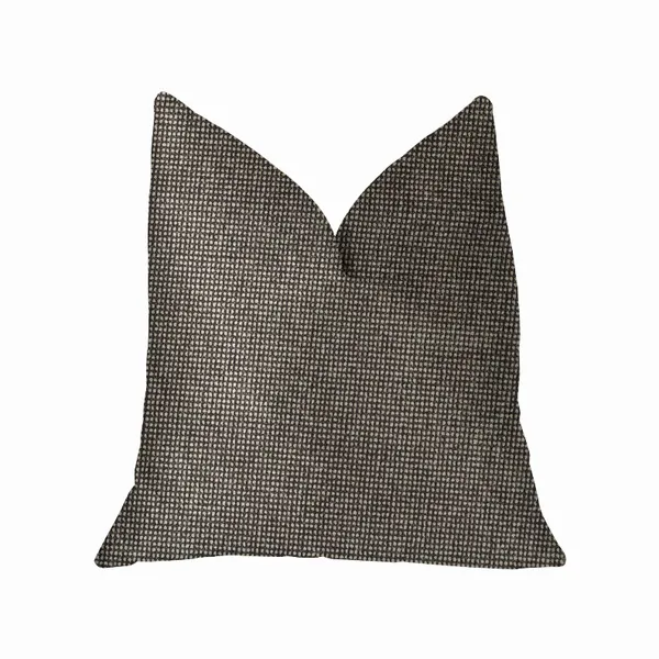 Plutus PBKR1987-2036-DP Plutus Abigail  Charcoal Luxury Throw Pillow